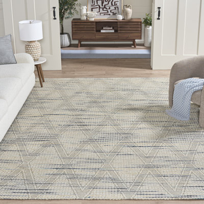 Tapis ivoire / bleu Edgartown 901