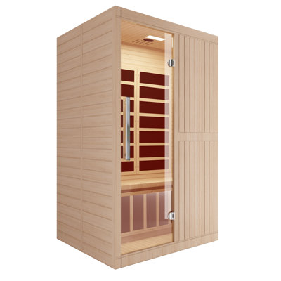 Westinghouse 2 - Person Bluetooth Compatible Electric Sauna in Hemlock