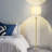 65" Modern Adjustable Gold Floor Lamp, 3-Way Dimmable with Marble Base