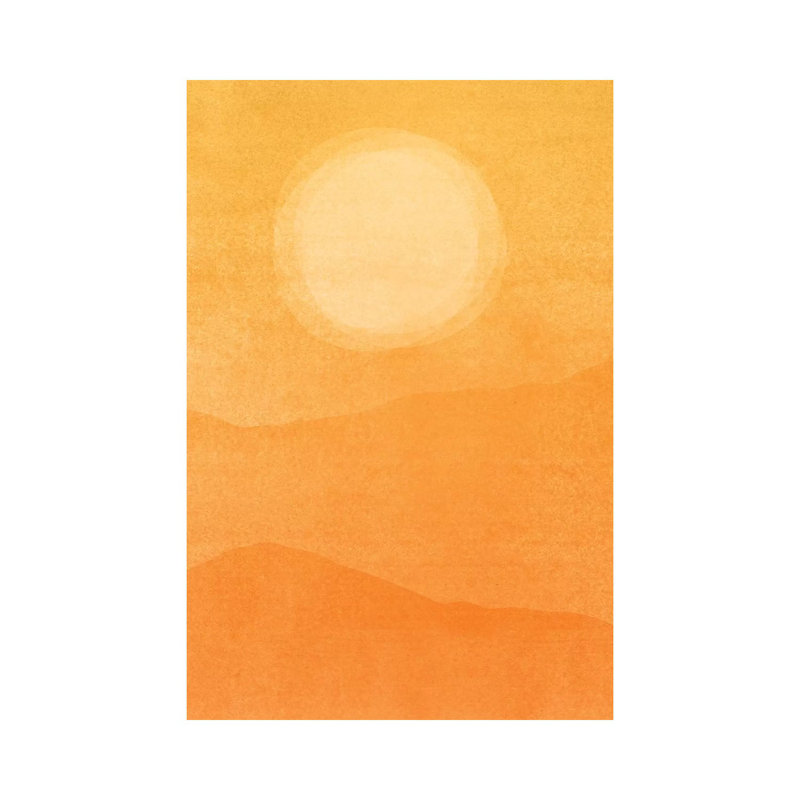 Rustic Afternoon Abstract - Print on Canvas, 66.04 cm H x 45.72 cm W x 1.91 cm D, Wrapped Canvas