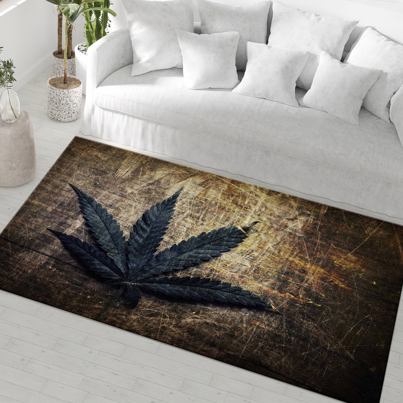 Tapis non tissé à motif mince avec un motif floral et géométrique exquis dans des tons pastel doux, parfait pour ajouter une touche d'élégance à n'importe quelle pièce