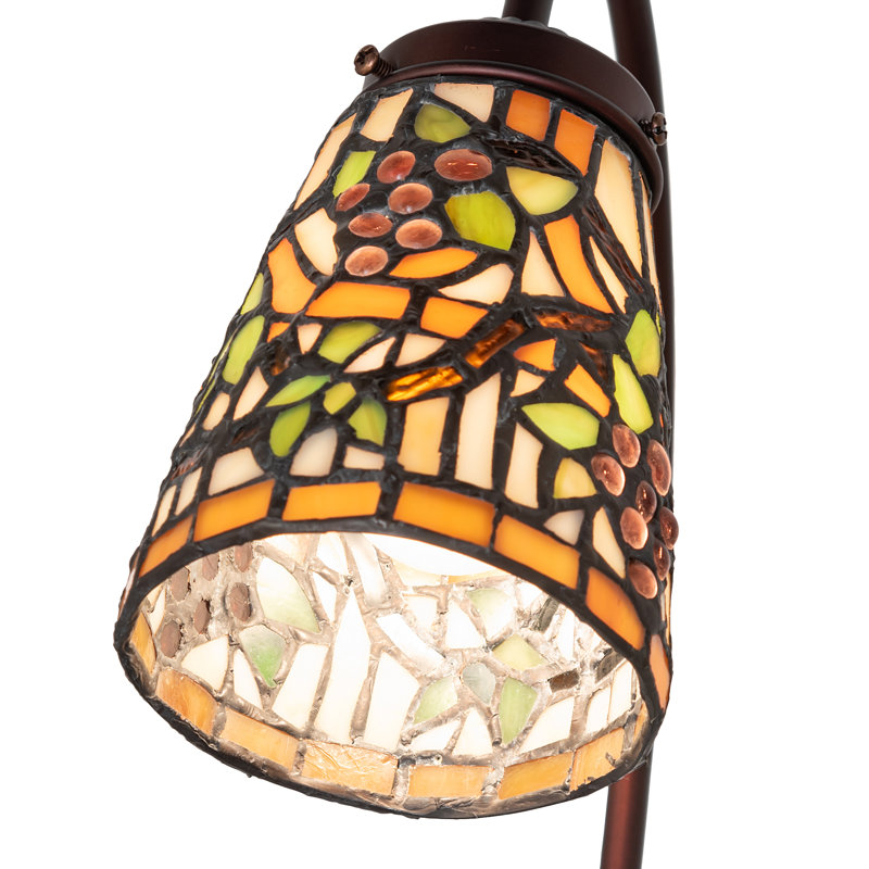 18" High Jeweled Grape Gooseneck Accent Lamp