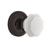 Rope Rosette with Waldorf White Milk Knob
