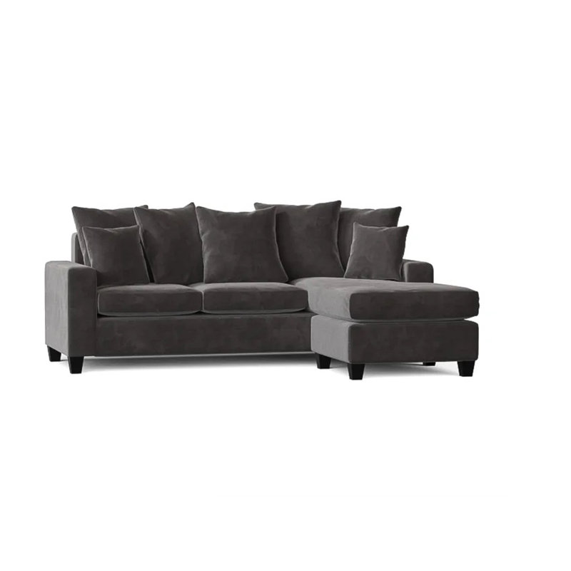 Canapé modulaire Daven, Mélange de polyester brouillard