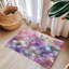Tapis tressé lilas scintillant-581993111