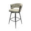 Ensemble de 2 tabourets de bar 28 po, tabourets de bar 28 po, tabourets de bar pivotants avec repose-pieds