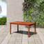 Table de patio en bois Alyisa