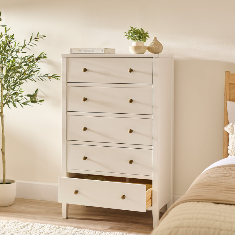 122cm W 5 - Drawer Chest of Drawers