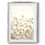 Étude de suspension en bronze imprimée II, peinture sur papier encadrée et sous verre, grand format, idéale pour le salon.-2010526963
