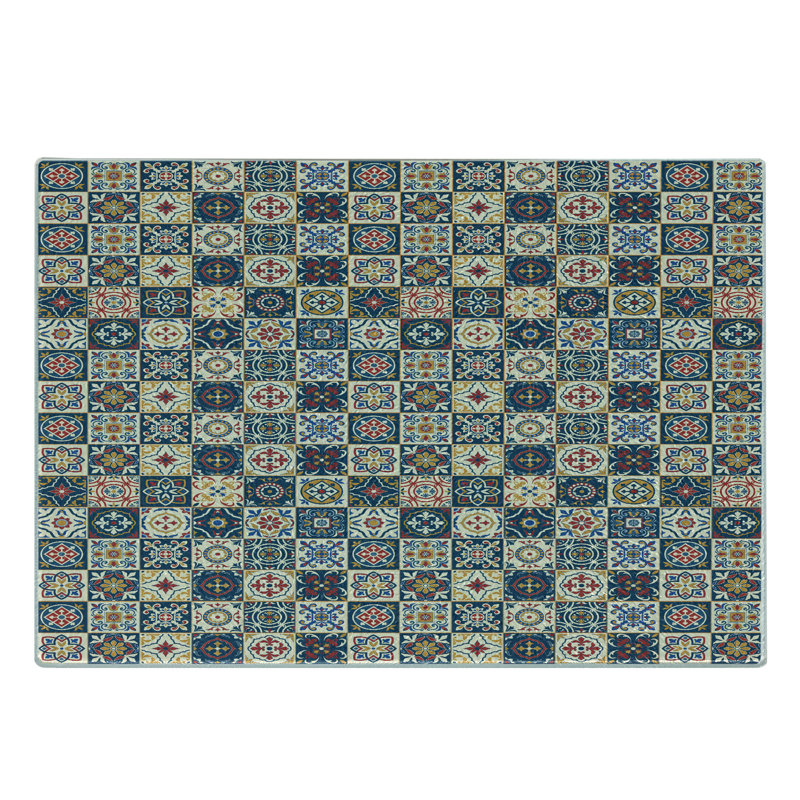 Planche à découper en verre trempé de style marocain Ambesonne