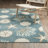 Hennings Nautical Escape Blue/ Beige Area Rug-1888342152