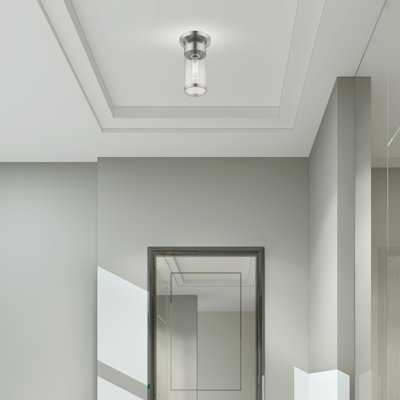 Binghamton Glass Semi Flush Mount