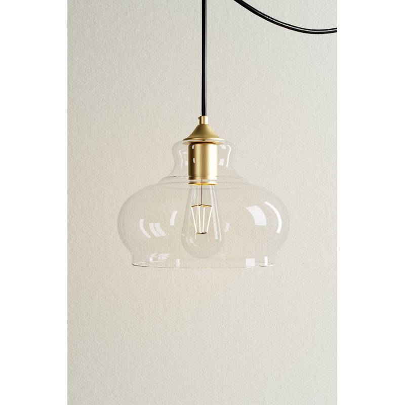 Brancy 1 - Light Single Pendant, Brass