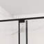 Semi-Frameless Sliding Shower Door, Clear Tempered Glass,Cut Adjustable Width 4"