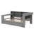 Wood Full-Size Platform Bed With Storage Compartments, Drawers, Charging Port, LED Light, And Desk-1723915059
