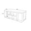 Bureau de direction rectangulaire en bois massif noyer-1837187003