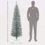 Arbre de Noël artificiel 6 pi avec arbre de Noël mince 6 pi avec 390 branches réalistes et base en plastique-118034161