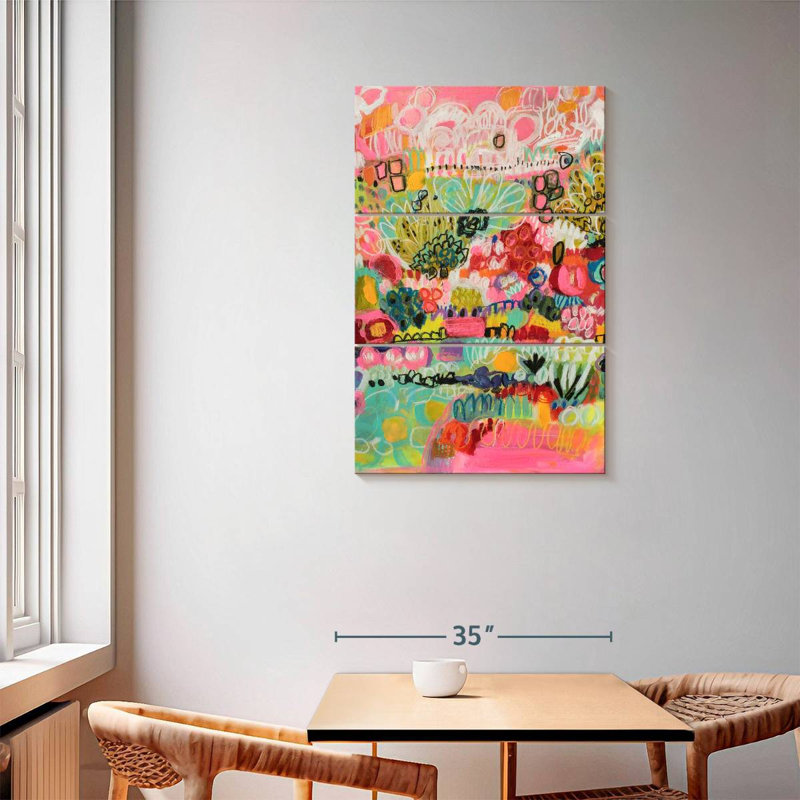 Avery Boho Garden III, 57" H x 36" W