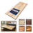 Damarious Wood Butcherblock Shelf-1810152831-1810152714