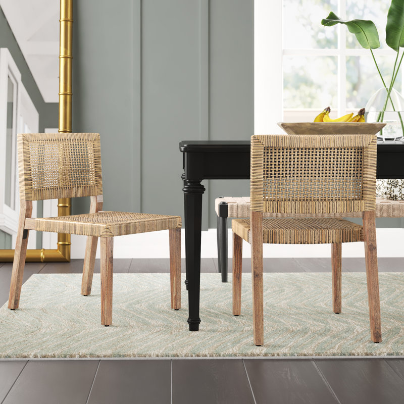 Chaise d'appoint Alani en brun naturel