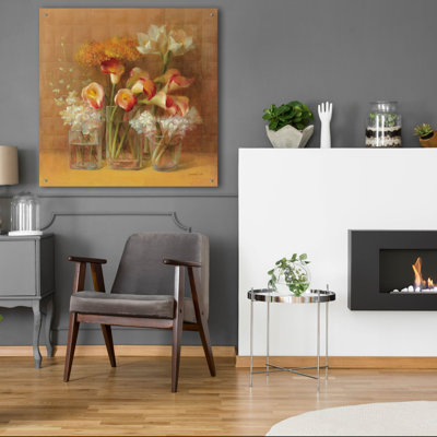 «Autumn Elegance» par Danhui Nai, art mural en verre acrylique
