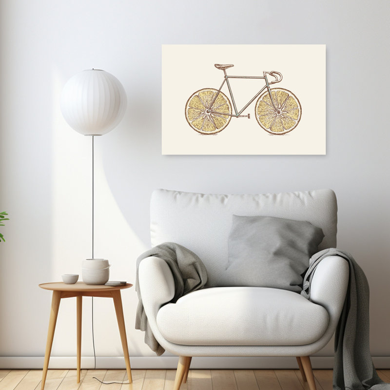 Impression d'art mural orange orange, 24" H x 36" W