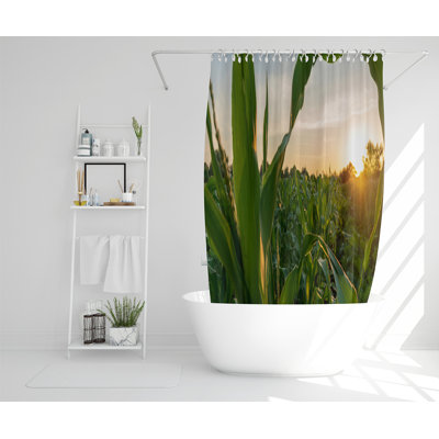Ellamarie 13 Piece Polyester Shower Curtain Set