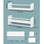 3 Piece Wood Floating Shelf