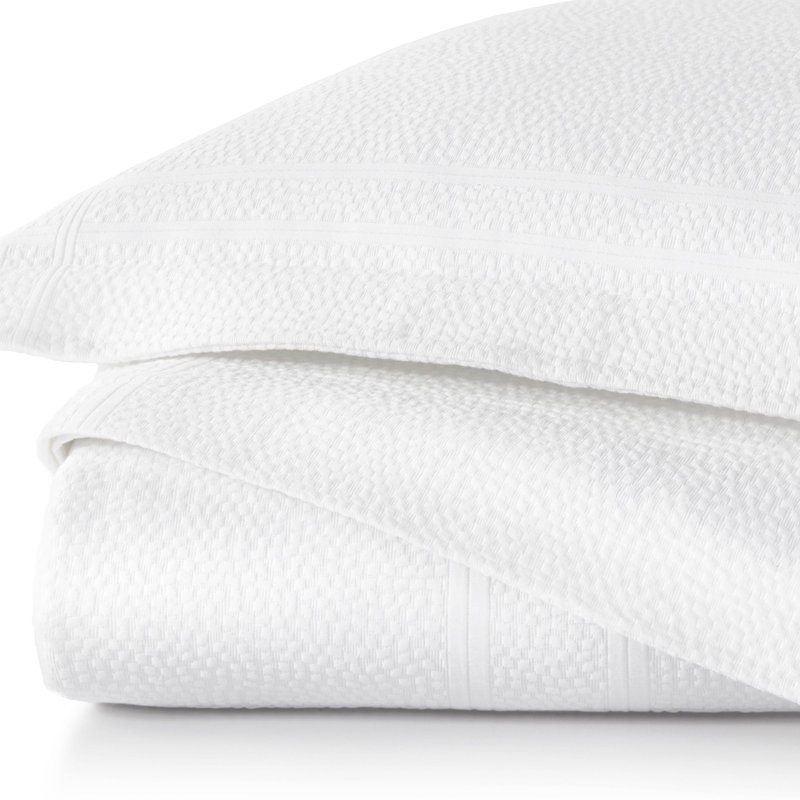Montauk 100% Cotton Coverlet, King Coverlet, White