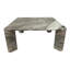Table basse décorative carrée en marbre avec coins arrondis Kramer