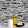 Muni 12" x 12" Random Sized Beveled Glass Linear Mosaic Wall Tile