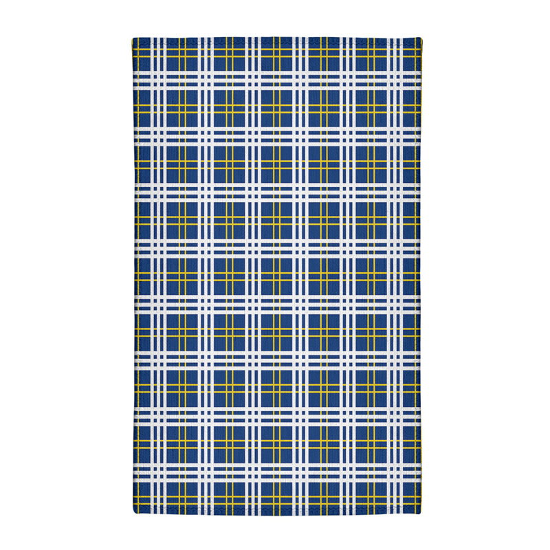 Tapis à carreaux bleu, Rectangle 2 pi x 3 pi