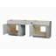 Ensemble de meuble-lavabo double 96 po Disar-125808685