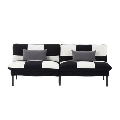 Futon Convertible Sofa Bed with Metal Legs