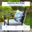 Asfand 4 - Person Patio Dining Set with Square Table , Cushions Included