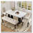Modern Tufted Linen Dining Bench-603983281