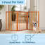 Barrière d'intérieur pour animaux 3 panneaux PETMAker et barrière pliable pour chien 54 x 24 pouces pour chiens et petits animaux | Cloison de sécurité extensible pour les maisons et les portes -33893612-126392448