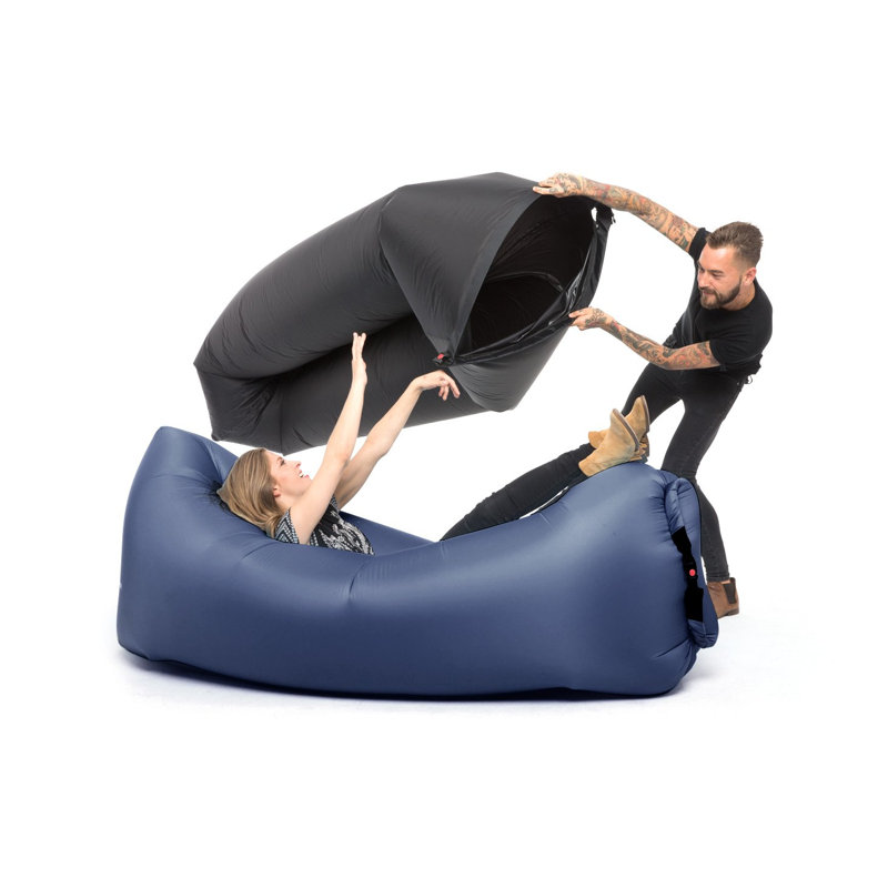 Outdoor Friendly Bean Bag Lounger, Navy