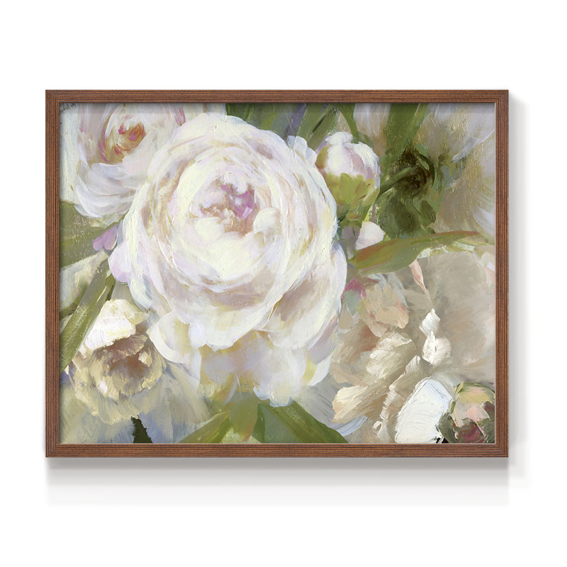 Beauté rosée - reproduction encadrée, Noyer, H 11 po x l 14 po