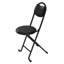 Tabouret pliant 2 pièces avec dossier, tabouret pliant rembourré et rembourré, chaises pliantes portatives pour la cuisine intérieure et extérieure