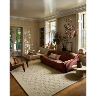 Tapis avoine / colombe Leanne Ford x Loloi Craven