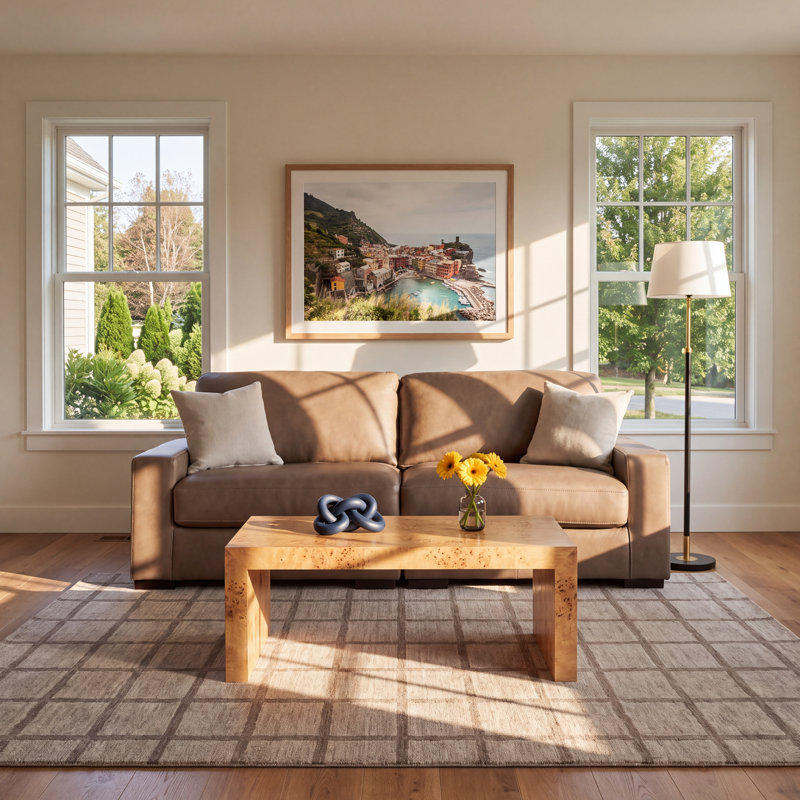 Courtney 2-Piece Sectional Sofa, Brown