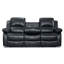 Lowell 157cm Faux Leather Reclining Loveseat-784205578-767256540