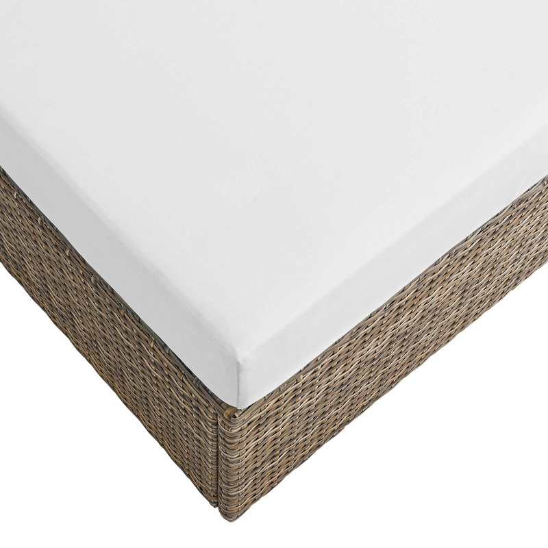 Ensemble de canapé modulaire avec repose-pieds Convene, Blanc