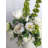 White Rose and Hydrangea Silk Flower Arrangement