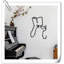 Art mural minimaliste femme abstraite