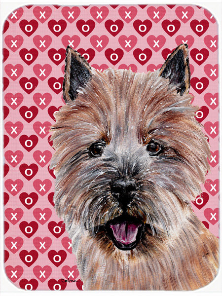 Planche à découper en verre et en verre east urban home norwich terrier