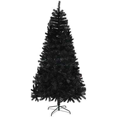 Tall Artificial Christmas Tree Unlit Xmas Tree with Branch Tips