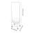 Large Capacity Clothes Cart, Rolling Laundry Cart, Laundry Cart With Hanging Rod