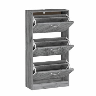 24 Pair Shoe Storage Cabinet